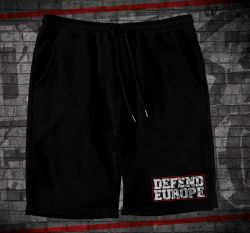 Къс памучен панталон - Defend Europe