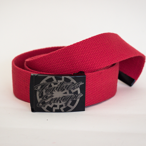 Ceinture - Fortress Europe ROUGE