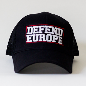 Cap with peak - "Defend Europe"