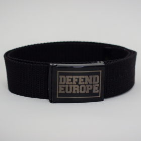 Belt - DEFEND EUROPE black  